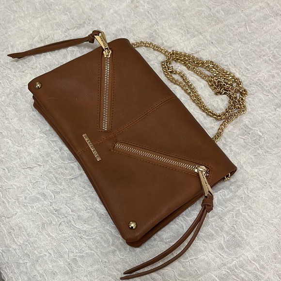 NWOT Rampage Golden Brown Crossbody Purse - Picture 3 of 16